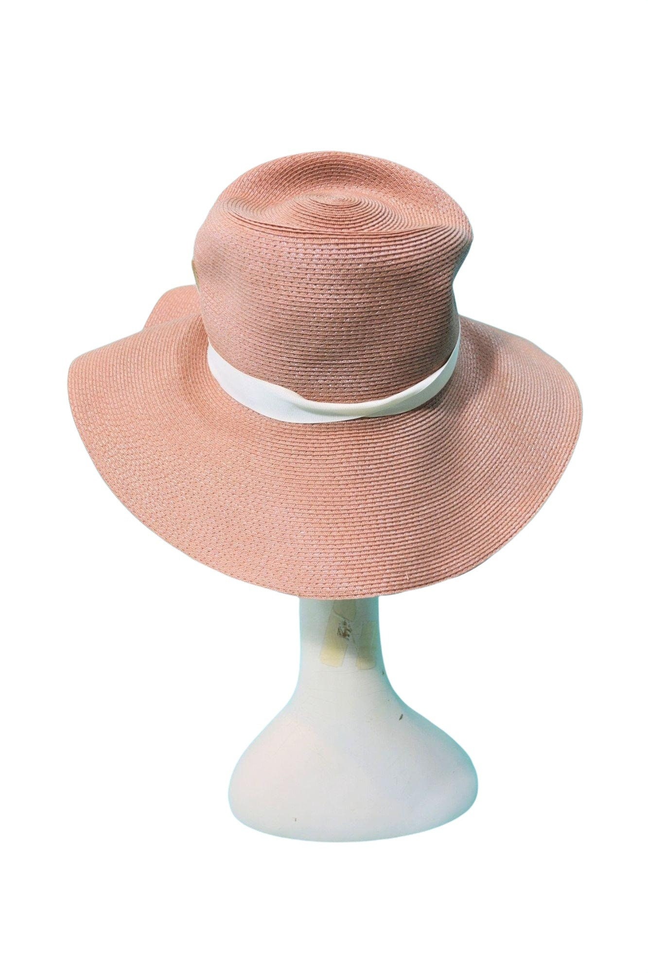 Vintage 1970s Sun Hat Tan Floppy Beach Doree of New York  display picture 2