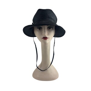 Floppy Straw Hat With Chin Strap - Etsy display picture 3