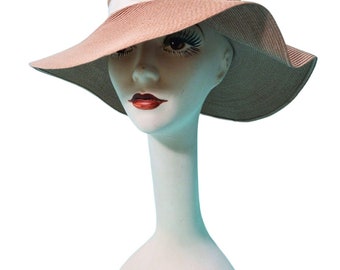 Vintage 1970s Sun Hat Tan Floppy Beach Doree of New York | 22 Vintage 1970s Sun Hat Tan Floppy Beach Doree of New York 22  main image 4