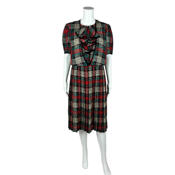 cindy lou who green dress Tartanvibesclothing Mitchell Tartan Womens Casual Dresses
