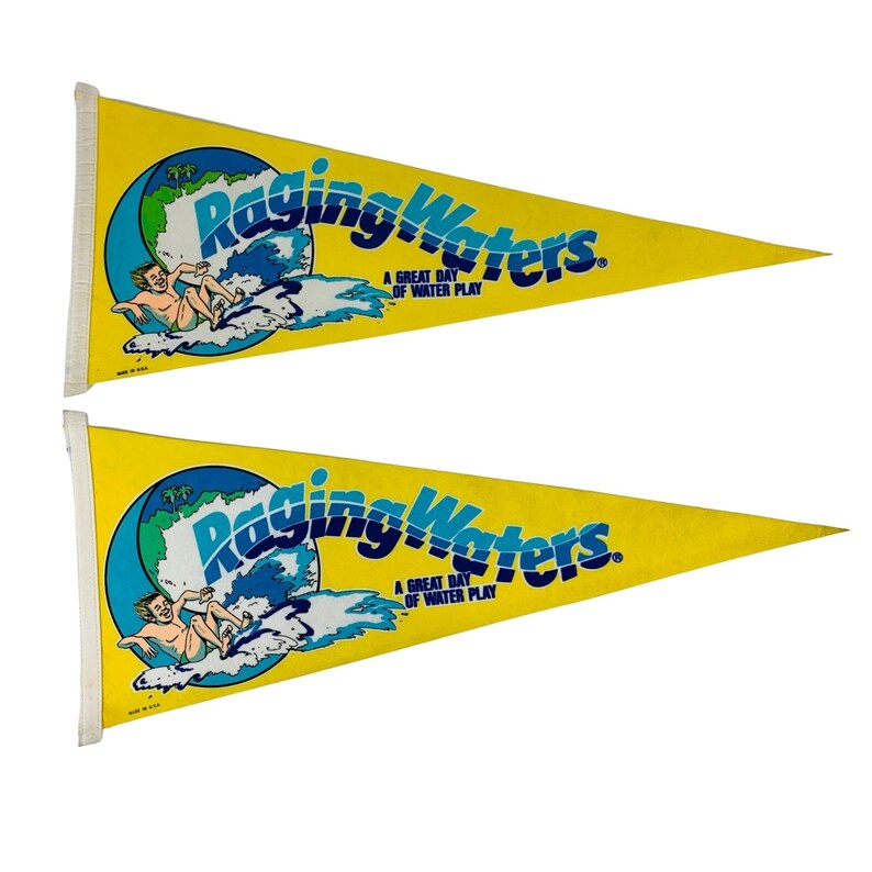 Vintage Raging Waters Pennant Water Park Los Angeles CA | Sold ...