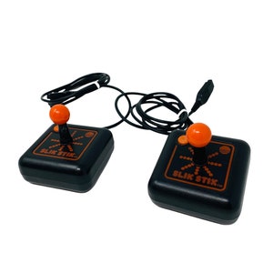 Joysticks Slik Stik Suncom Paire de 2 manettes NON TESTÉ