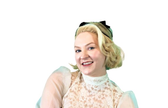 Vintage 1950s Swirl Round Cap Hat-Nip by Danciger… - image 6