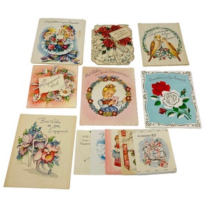 vintage Cartes de vœux Engagement de mariage - Occasion