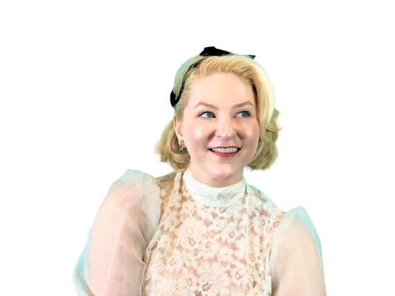 Vintage 1950s Swirl Round Cap Hat-Nip by Danciger… - image 7