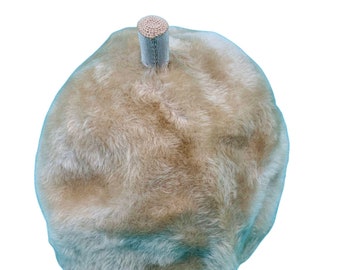 Vintage 1950s Faux Fur Beret Peck & Peck Round Hat Vintage 1950s Faux Fur Beret Peck & Peck Round Hat - Etsy main image 3