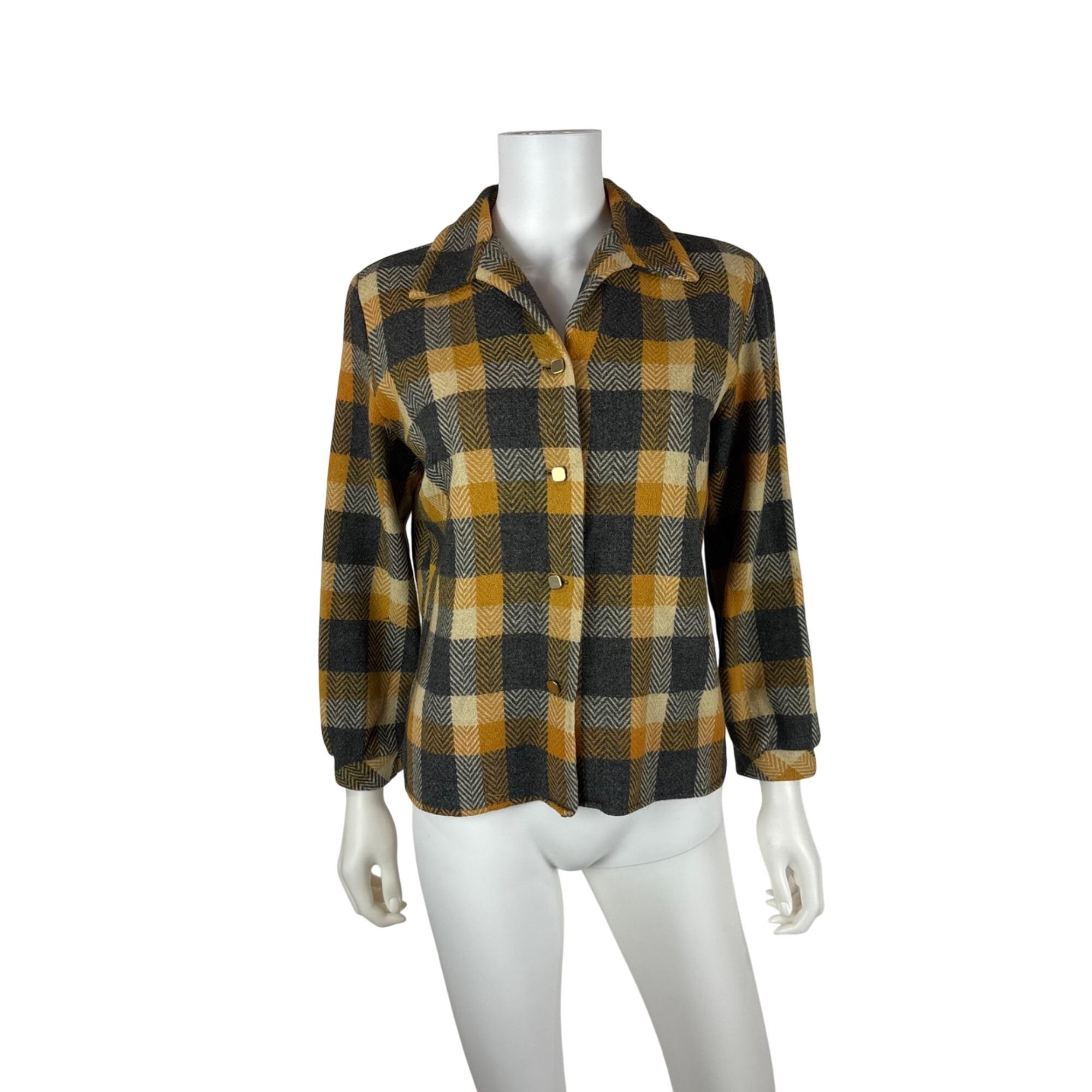 60s Checkered Shirt - Etsy Canada