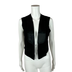 トップス 1960s FrenchVintage black vest 60s Black Vest - Etsy