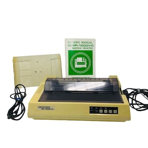 Seikosha SP-1000VC Dot Matrix Computer Printer AS IS Untested