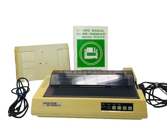 Seikosha SP-1000VC Dot Matrix Computer Printer AS IS