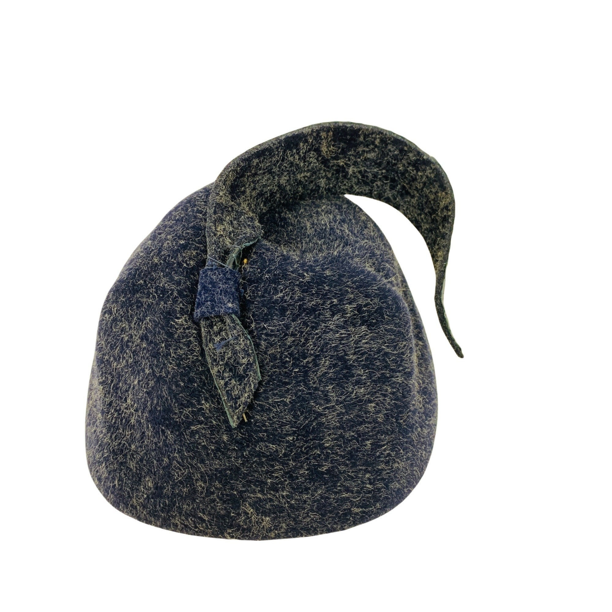 Vintage 1950s Navy Wool Architectural Cap Colby Hat - Etsy