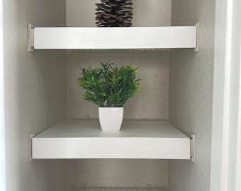 Plastic covers for wire shelves - a great solution! Custom sizes! Easy to clean, mildew resistant storage solution!