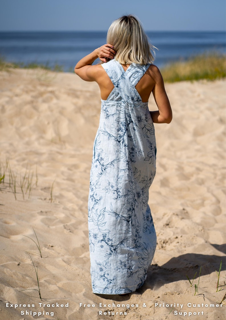 Minimalistic summer long dress