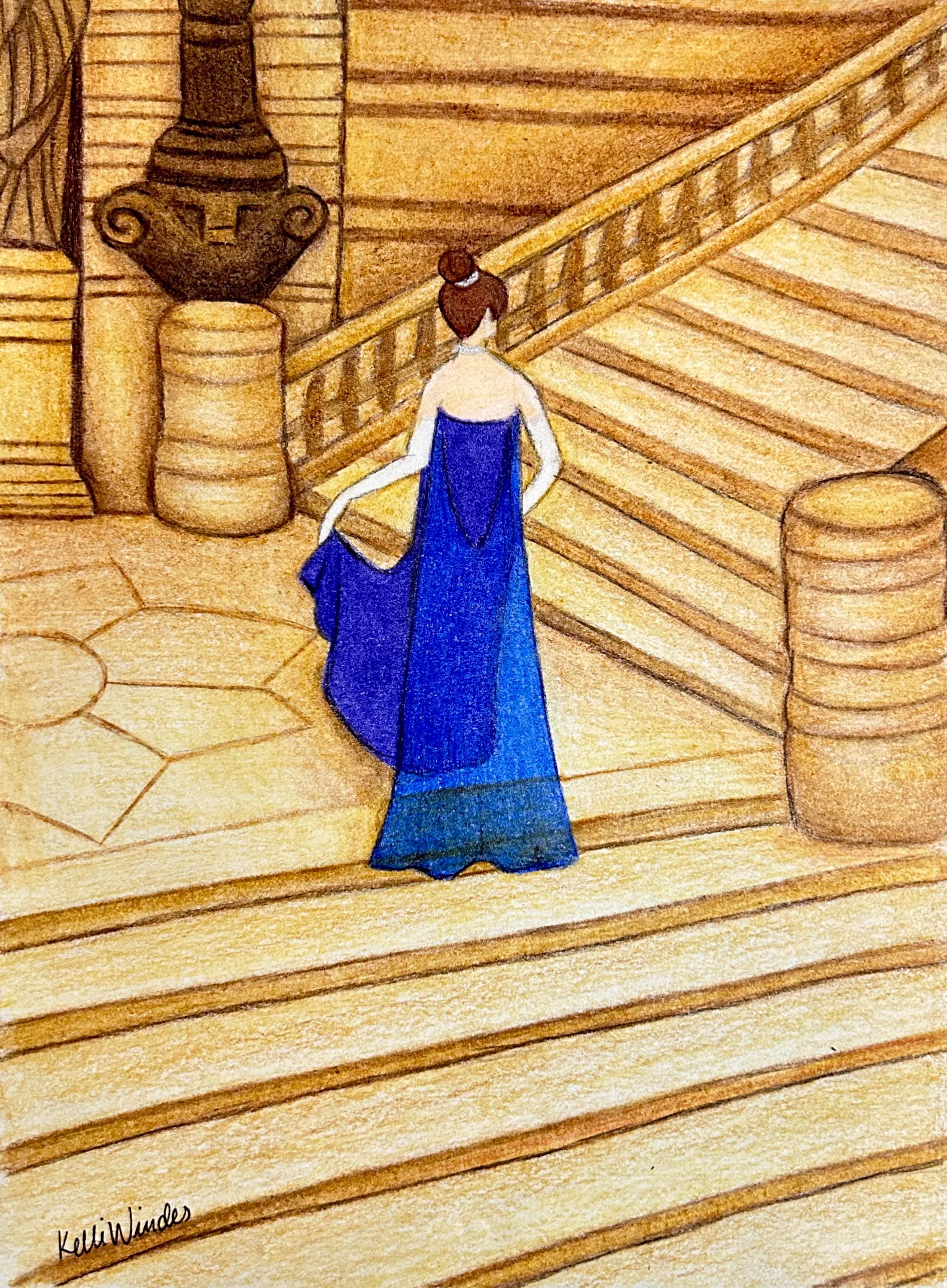 Anastasia at the Ballet | Colored Pencil Drawing Print - Etsy