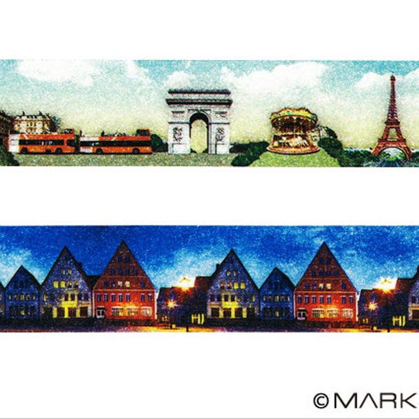 Mark's Mini Washi Masking Tape - Paris / Scandinavia