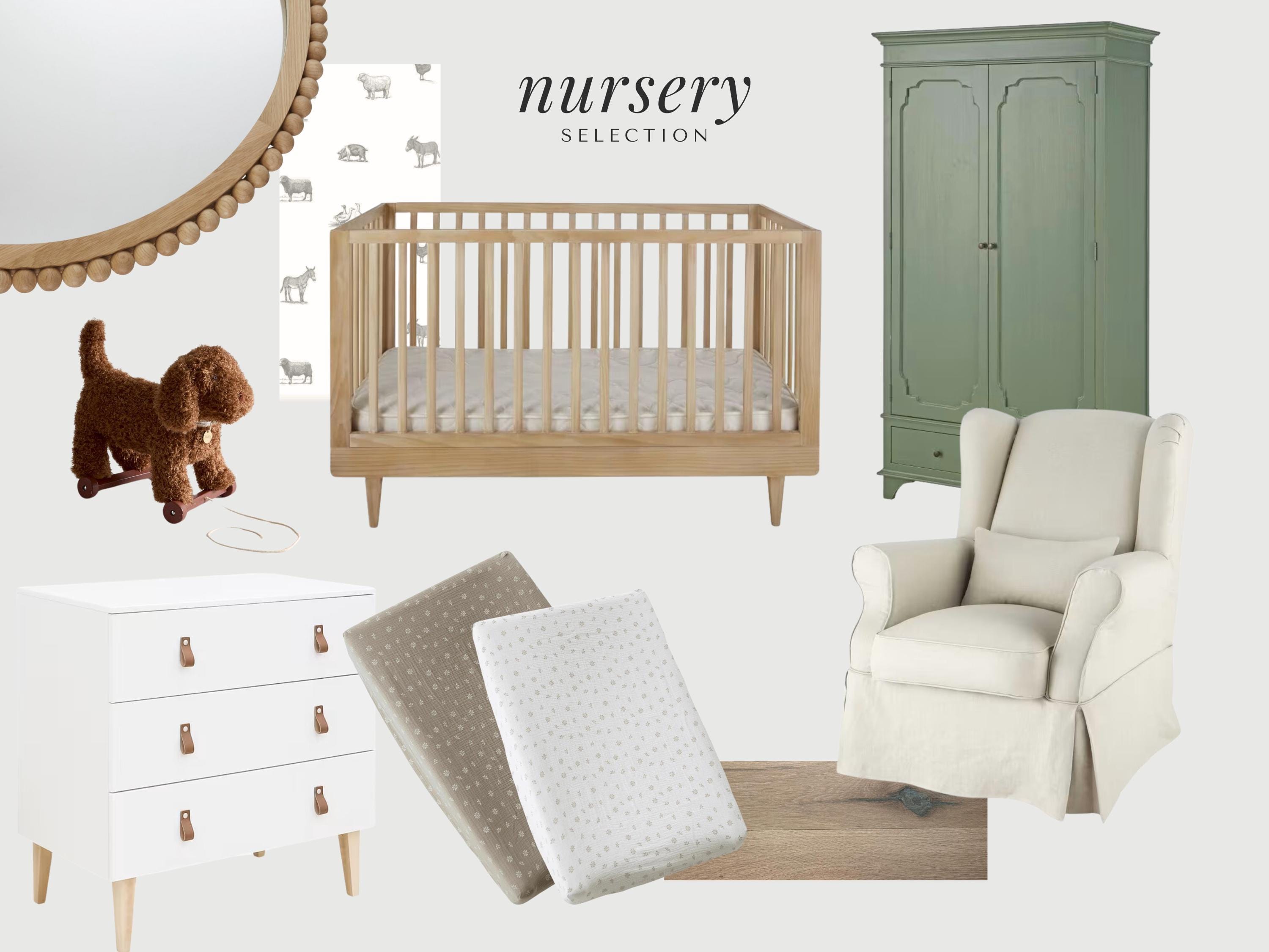 Nursery Online Interior Design Moodboard, Baby Room Interior Design ...