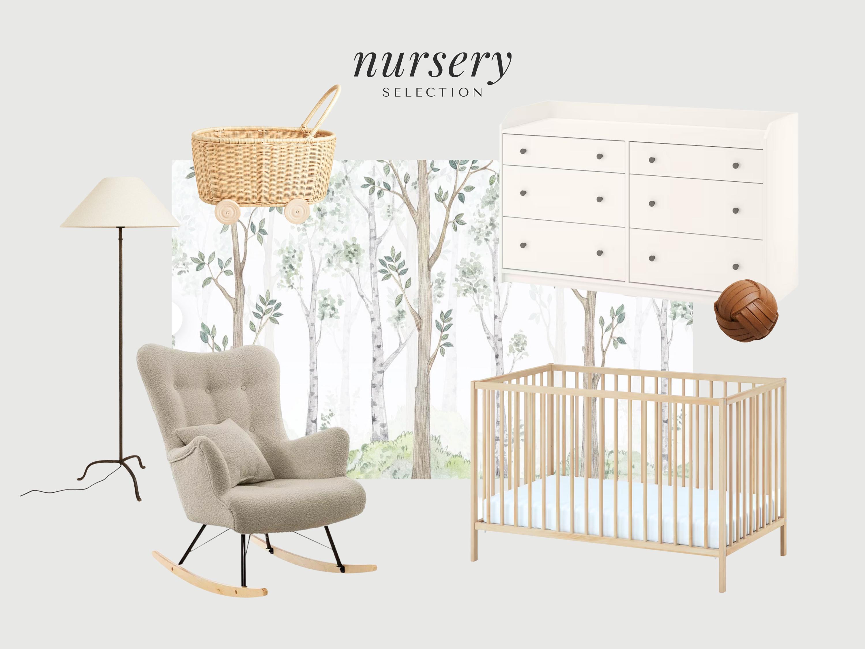 Nursery Online Interior Design Moodboard, Baby Room Interior Design ...