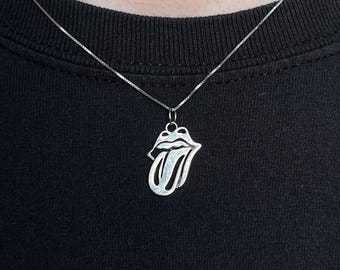 ローリングストーンズネックレスローリングストーンズロゴ