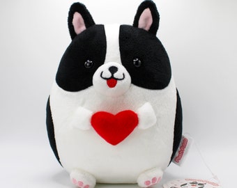 Boston Terrier Plush Toy - Black and White