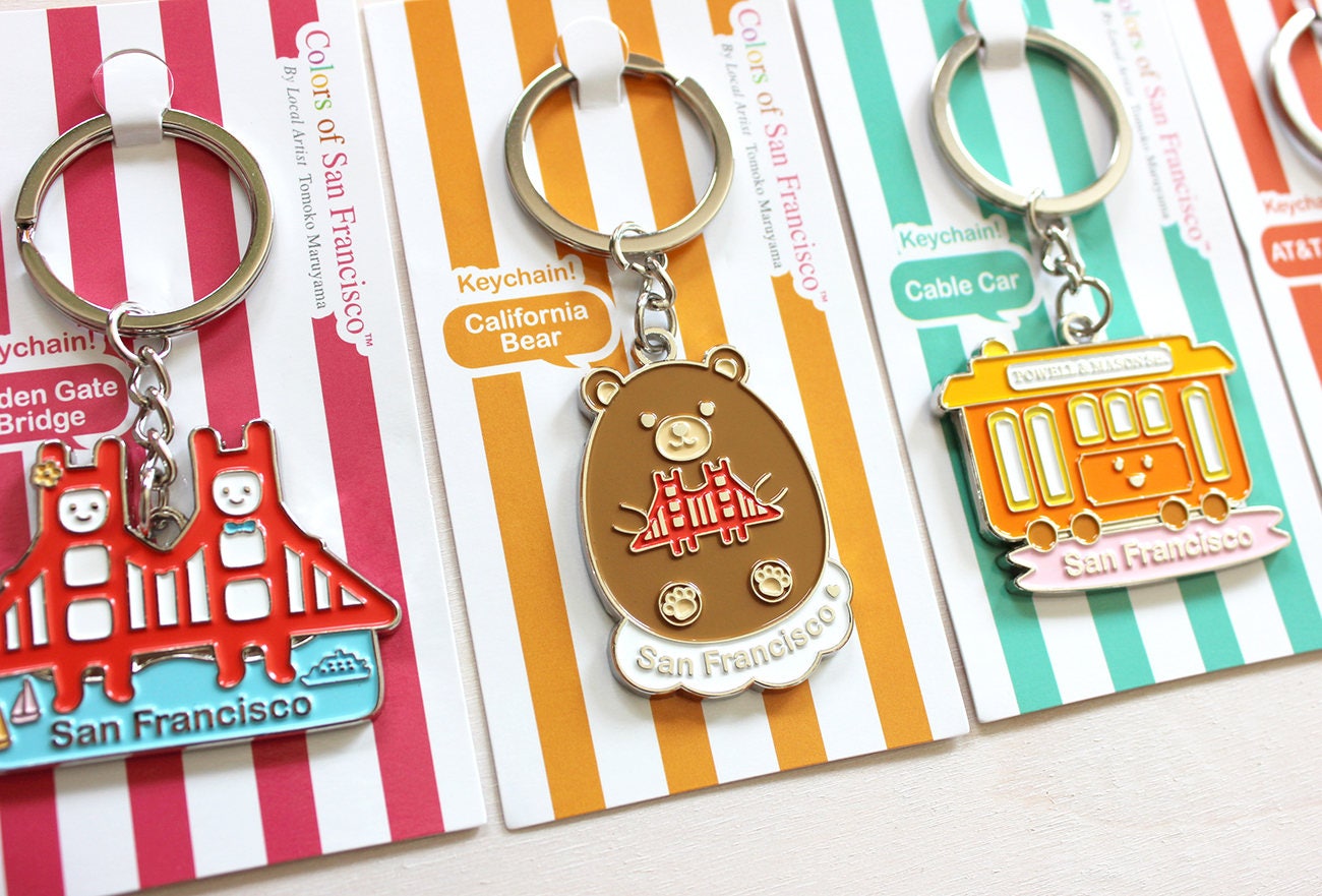 サンフランシスコのキーホルダー - Etsy 日本