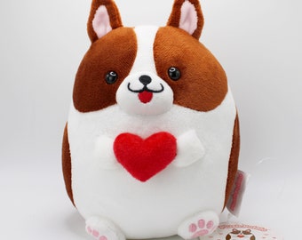 Boston Terrier Plush Toy - Brown and White