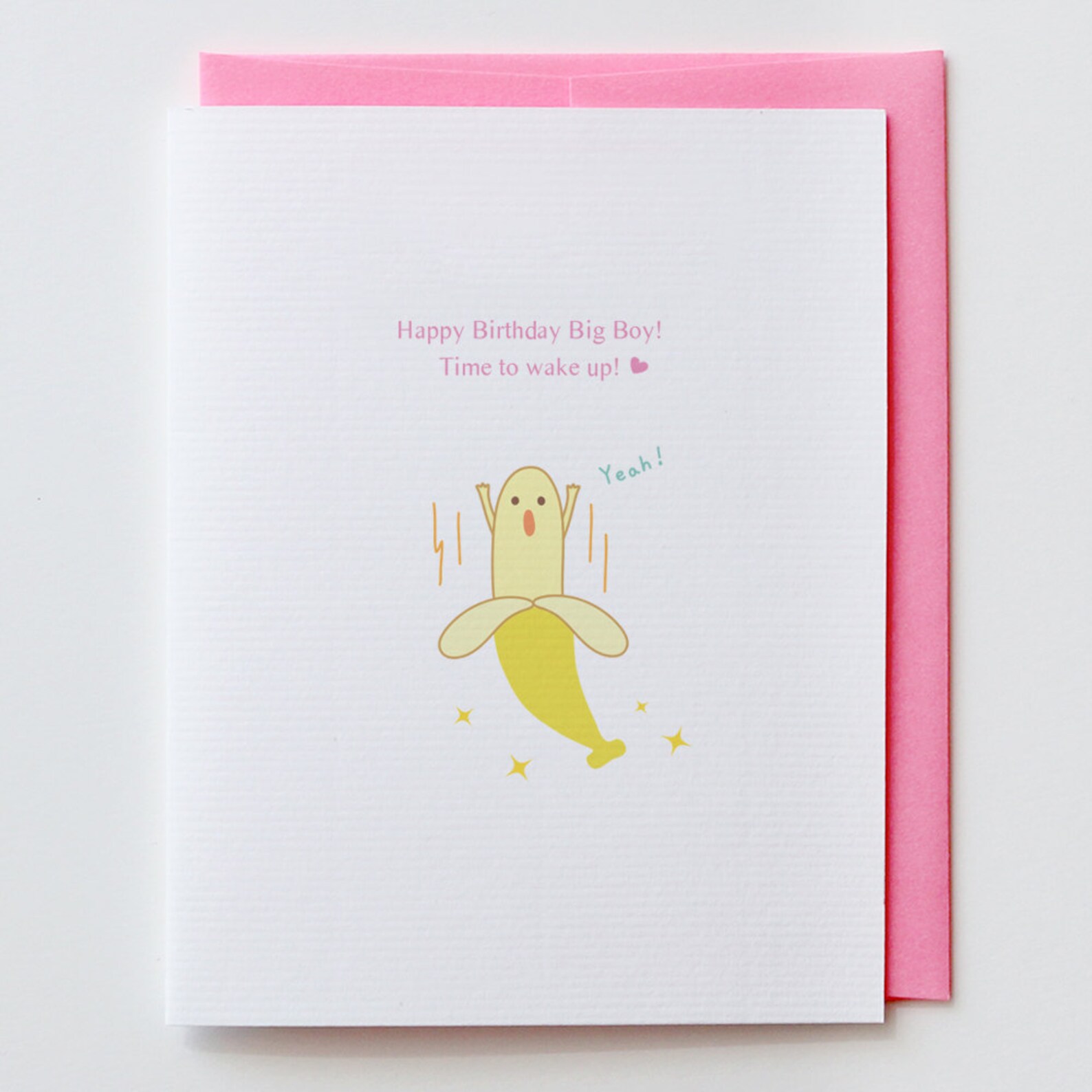 Wake up Banana Birthday Card Banana Happy Birthday Etsy