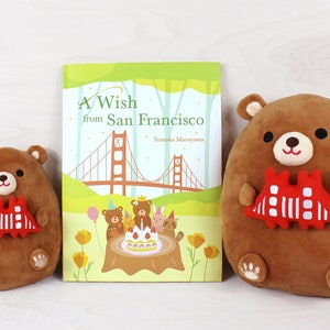 A Wish from San Francisco Gift Set - Children's book and plush toy