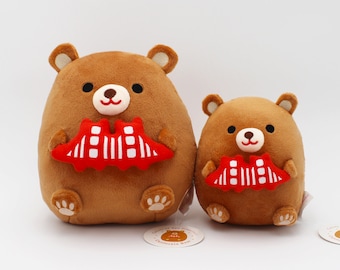 Hugging California Bear Plush Toy - Golden Gate Bridge