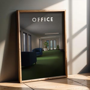 CS2 Office Hallway - Retro Travel Poster | CS2 CSGO Merch | Game Room |  Gaming Poster | Art Print | CounterStrike Decor | Gifts For Dad