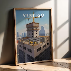 CS2 Vertigo Rework - Retro Travel Poster | CS2 CSGO Merch | Game Room | Gaming Poster | Art Print | CounterStrike Decor | Gifts For Dad