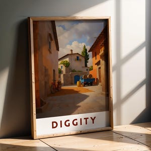 CS2 Inferno Diggity - Retro Travel Poster | CS2 CSGO Merch | Game Room | Gaming Poster | Art Print | CounterStrike Decor | Gifts For Dad