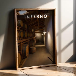 CS2 Inferno A Site - Retro Travel Poster | CS2 CSGO Merch | Game Room | CS2 Gaming Poster | Art Print | CounterStrike Decor | Gifts For Dad