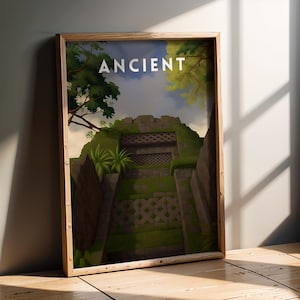 CS2 Ancient Donut - Retro Travel Poster | CS2 CSGO Merch | Game Room | Gaming Poster | Art Print | CounterStrike Decor | Gifts For Dad
