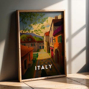 CS2 Italy Mid - Retro Travel Poster | CS2 CSGO Merch | Game Room | Gaming Poster | Art Print | CounterStrike Decor | Gifts For Dad