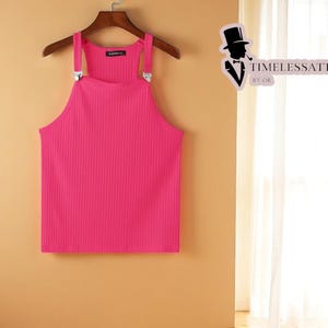 Men’s Solid Tank Top | Knitted Sleeveless Detail | Casual Streetwear Style | Summer Fitness Shirt | Comfortable Fashion Outfit