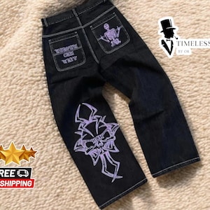 パンツ BLADE GRAFFITI LOOSE FIT JEANS OPIUM Opium Baggy Jeans - Etsy