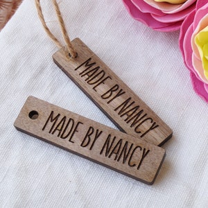 Etiquetas de productos, etiquetas de madera, etiquetas de productos personalizadas, etiquetas colgantes, etiquetas personalizadas, etiquetas de madera, etiquetas cortadas y grabadas con láser, su texto o logotipo