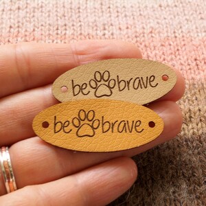 Labels for handmade items - personalized knitting labels - custom made crochet labels - set of 25 pc