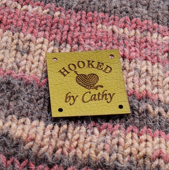  Knitting labels, labels for handmade items, crochet