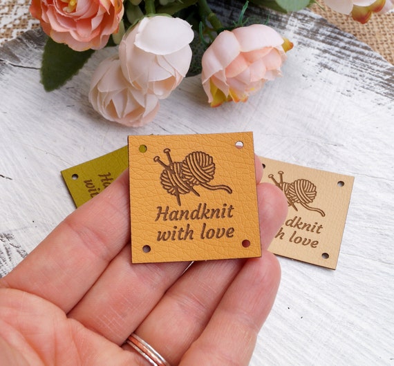  Tags for handmade items, plastic labels, acrylic tags