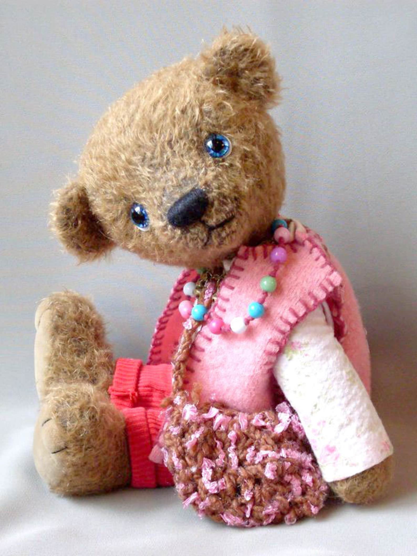 Pattern of Artist Teddy Bear Ayushi 12 or 18 in - Etsy