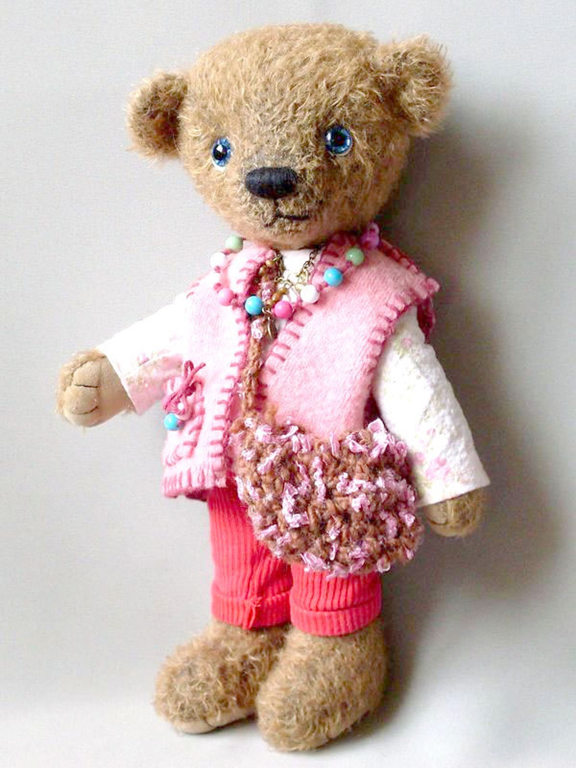 Pattern of Artist Teddy Bear Ayushi 12 or 18 in - Etsy