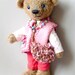 Pattern of Artist Teddy Bear Ayushi 12 or 18 in - Etsy