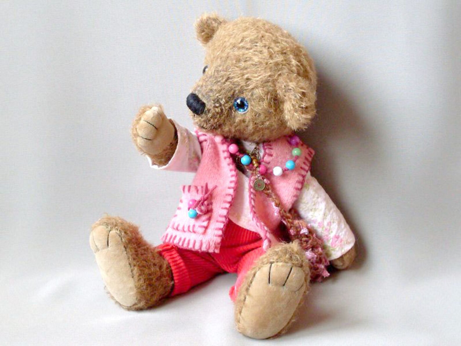 Pattern of Artist Teddy Bear Ayushi 12 or 18 in - Etsy