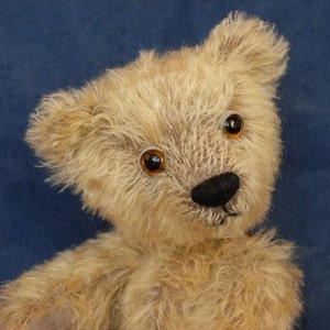 E-Pattern of artist teddy bear Benjamin 12 in PDF format, OOAK, beige, amber, mohair, jointed image 4