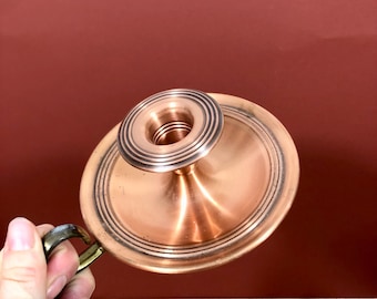 Vintage candle holder, copper candle holder, WMF copper Germany