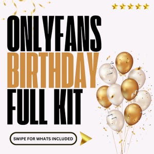The Ultimate Onlyfans Birthday Kit - Etsy