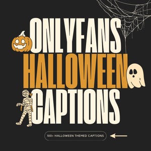 100+ Onlyfans Halloween Caption Ideas - Etsy