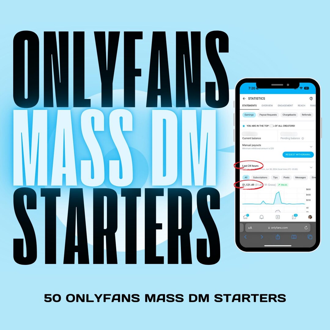 50 Onlyfans MASS DM Starters Etsy
