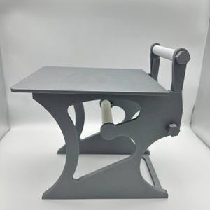 3D Printed Shipping Label Roll Holder: Desktop Printer Stand